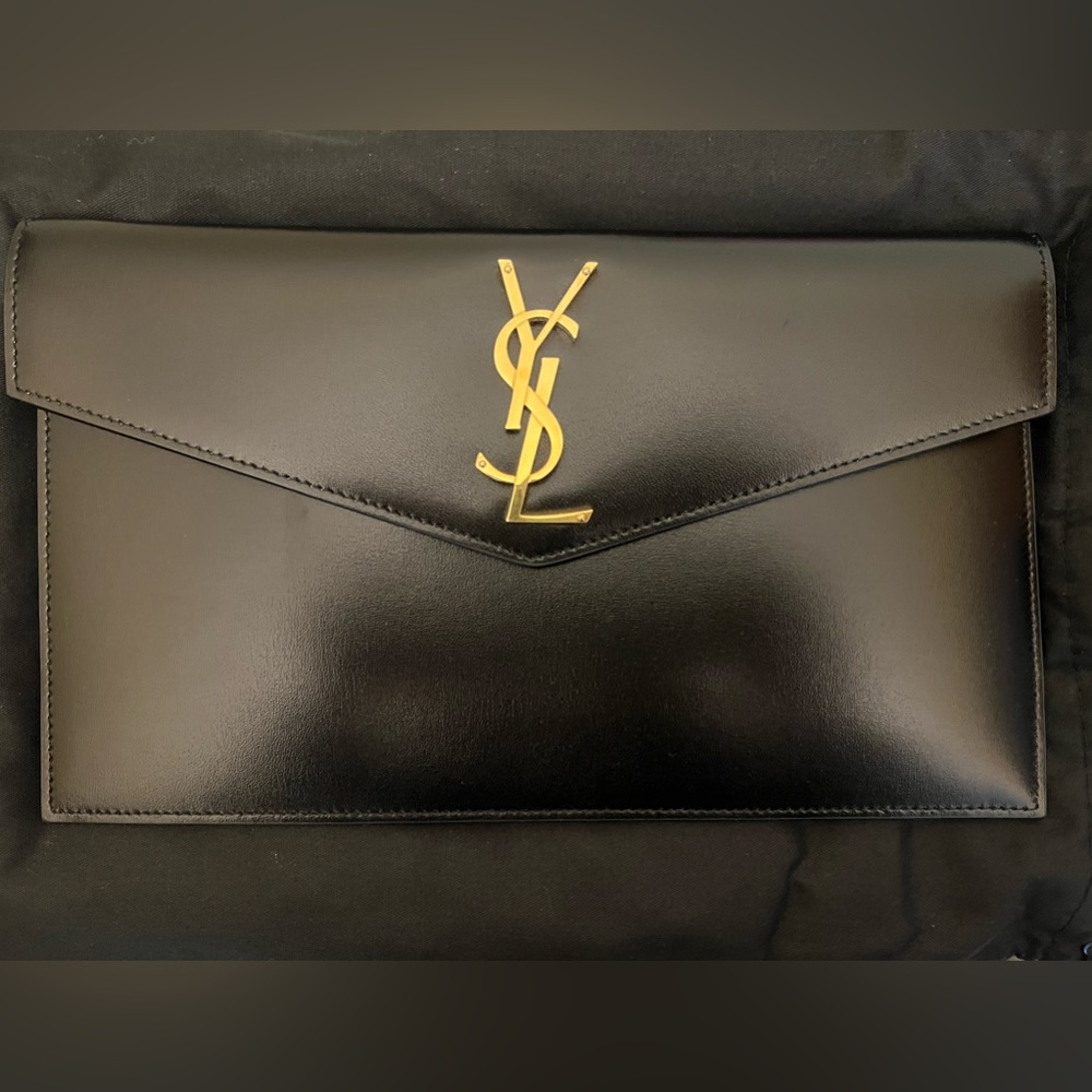 YSL Uptown Pouch genuine leather